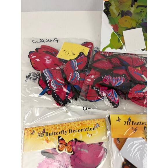 20 Pack 3D Butterflies Wall Stickers Decoration Wedding Home Decor Lot Bulk - Picture 3 of 9